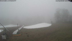 Spodní část sjezdovky