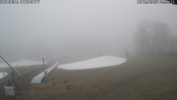 Spodní část sjezdovky