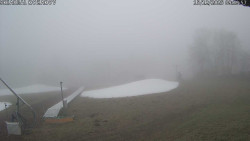 Spodní část sjezdovky