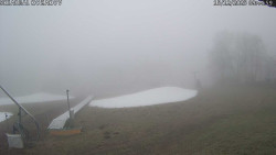 Spodní část sjezdovky