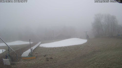 Spodní část sjezdovky