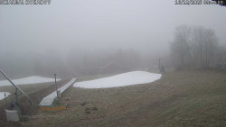 Spodní část sjezdovky