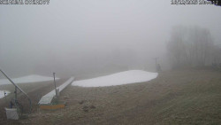 Spodní část sjezdovky