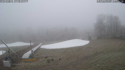 Spodní část sjezdovky