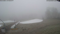 Spodní část sjezdovky