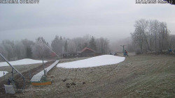 Spodní část sjezdovky