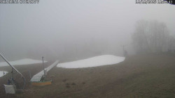 Spodní část sjezdovky