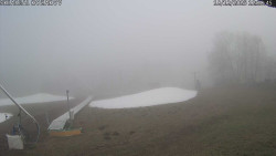 Spodní část sjezdovky