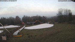 Spodní část sjezdovky