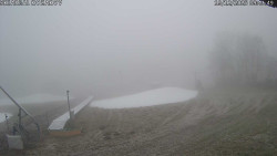 Spodní část sjezdovky