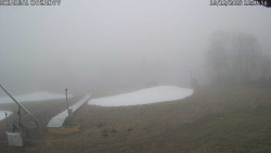 Spodní část sjezdovky