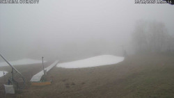 Spodní část sjezdovky