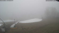 Spodní část sjezdovky