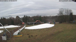 Spodní část sjezdovky