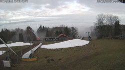 Spodní část sjezdovky