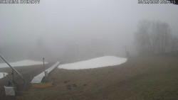 Spodní část sjezdovky