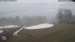 Spodní část sjezdovky