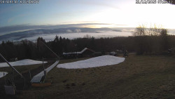 Spodní část sjezdovky