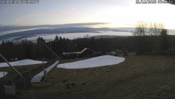 Spodní část sjezdovky