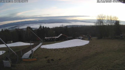 Spodní část sjezdovky