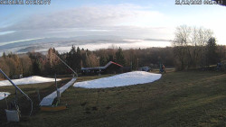 Spodní část sjezdovky