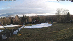 Spodní část sjezdovky