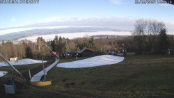 Spodní část sjezdovky