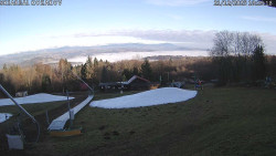 Spodní část sjezdovky