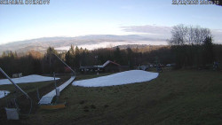 Spodní část sjezdovky