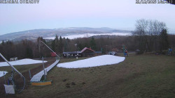 Spodní část sjezdovky