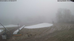 Spodní část sjezdovky