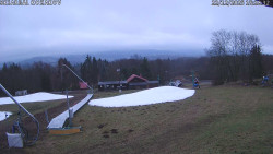 Spodní část sjezdovky