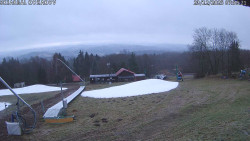 Spodní část sjezdovky