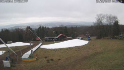 Spodní část sjezdovky