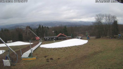 Spodní část sjezdovky