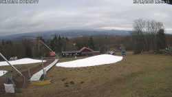 Spodní část sjezdovky