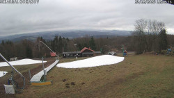 Spodní část sjezdovky