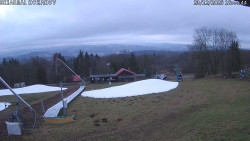 Spodní část sjezdovky