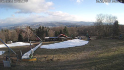 Spodní část sjezdovky