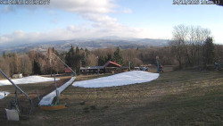 Spodní část sjezdovky