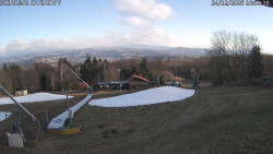 Spodní část sjezdovky