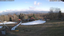 Spodní část sjezdovky