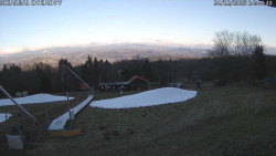 Spodní část sjezdovky