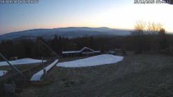 Spodní část sjezdovky