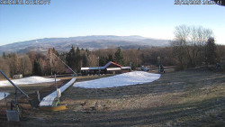 Spodní část sjezdovky