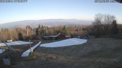 Spodní část sjezdovky