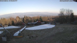 Spodní část sjezdovky