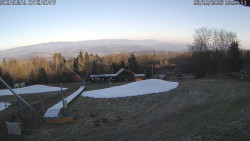 Spodní část sjezdovky