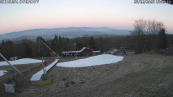 Spodní část sjezdovky