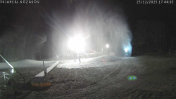 Spodní část sjezdovky